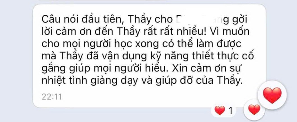 Phản hồi học viên 5